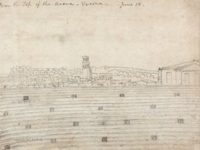 From the Top of the Arena, Verona by John Robert Cozens